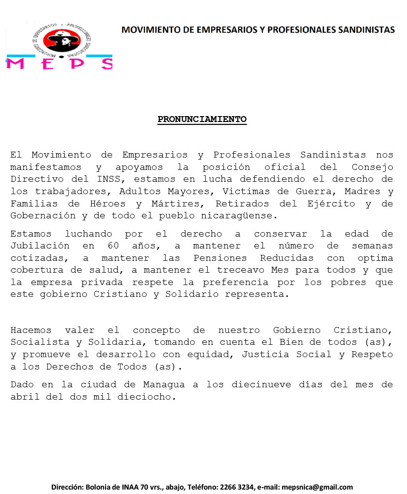comunicado